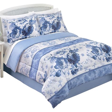Blue twin comforter - Urban Habitat Cotton Comforter Set - Jacquard Tufts Pompom Design All Season Bedding, Matching Shams, Decorative Pillows, Twin/Twin XL (68 in x 92 in), Blue 5 Piece. 2,437. $9199 ($18.40/Count) List: $124.99. FREE delivery Mon, Nov 6. Only 14 left in stock (more on the way).